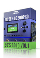 80s Gold vol1 for GE200 Pro