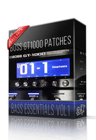 Bass Essentials vol1 for Boss GT-1000