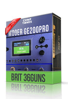 Brit 36Guns Amp Pack for GE200 Pro