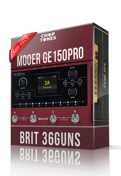 Brit 36Guns Amp Pack for GE150 Pro