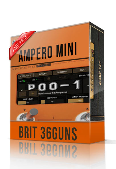 Brit 36Guns Amp Pack for Ampero Mini