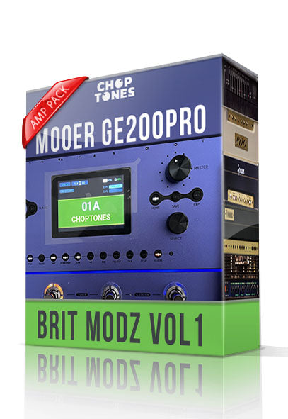 Brit Modz vol1 Amp Pack for GE200 Pro