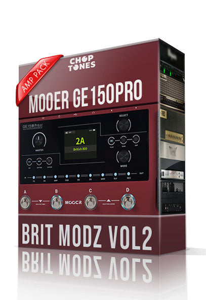 Brit Modz vol2 Amp Pack for GE150 Pro