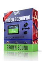 Brown Sound Amp Pack for GE200 Pro