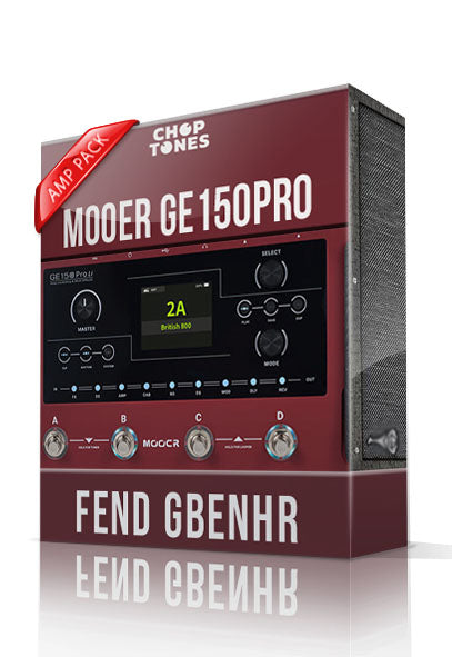 Fend GBenHR Amp Pack for GE150 Pro