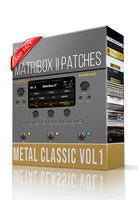 Metal Classic vol1 Amp Pack for Matribox II