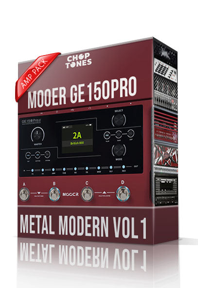 Metal Modern vol1 Amp Pack for GE150 Pro