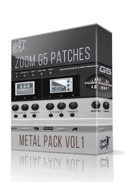 Metal Pack vol.1 for Zoom G5 – ChopTones