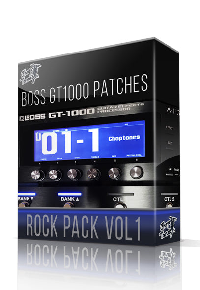 Rock Pack vol.1 for Boss GT-1000 – ChopTones